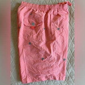 CASTAWAY‎ NANTUCKET Life Preserver Print Swim Trunks in Pink (Multi) Size XL